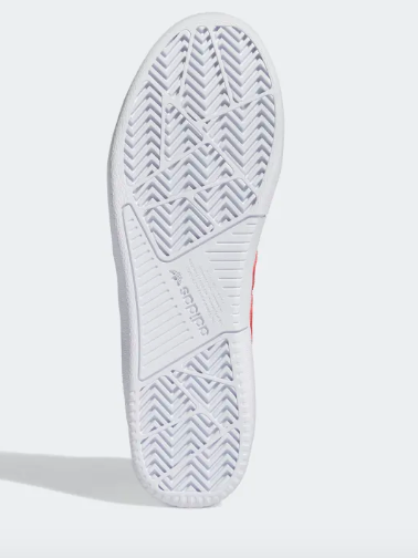 Adidas Tyshawn Jones Shoe White with Navy/Red
