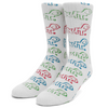 Huf Drop Out Sock White