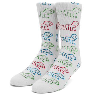 Huf Drop Out Sock White