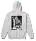 Primitive X Tupac Shakur Smoke Hood White