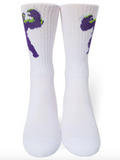 HUF x HULK Radiate Crew Sock White