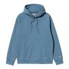 Carhartt WIP Hooded Chase Sweat Icy Water/Gold