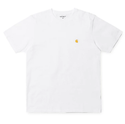 Carhartt WIP Chase T-Shirt White/Gold