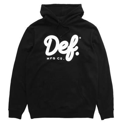 Def Signature Hood - Black (Heavy-weight)