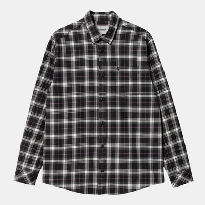 Carhartt WIP Lermond Shirt L/S Wax/Black