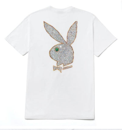 HUF x Playboy VVS Logo Tee White