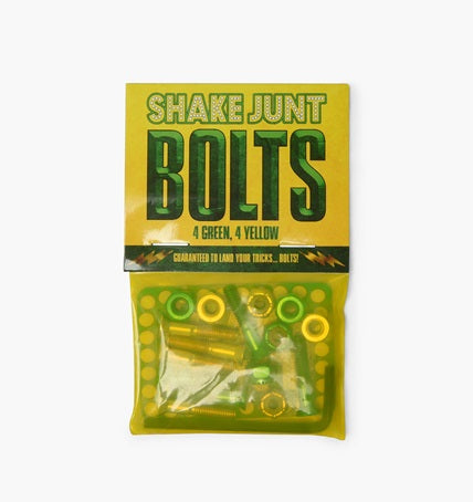 Shake Junt Hardware Green/Yellow 7/8" Allen